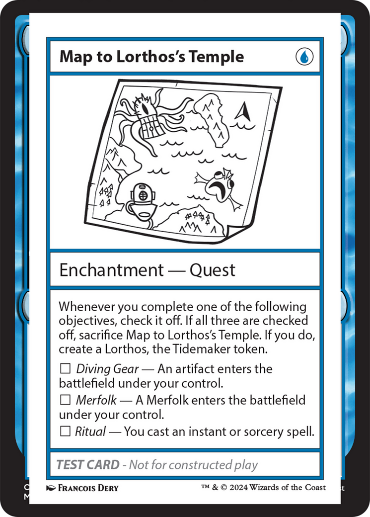 Map to Lorthos's Temple [Mystery Booster 2 Playtest Cards] | Grognard Games