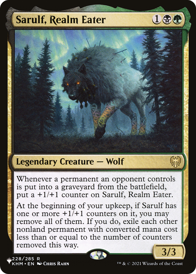 Sarulf, Realm Eater [The List] | Grognard Games