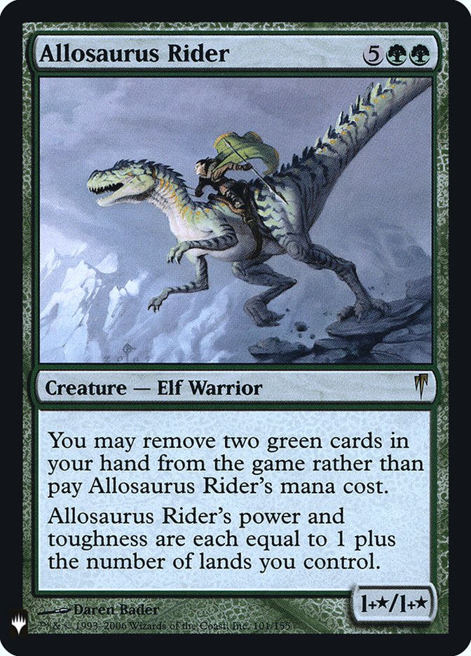 Allosaurus Rider [Mystery Booster] | Grognard Games