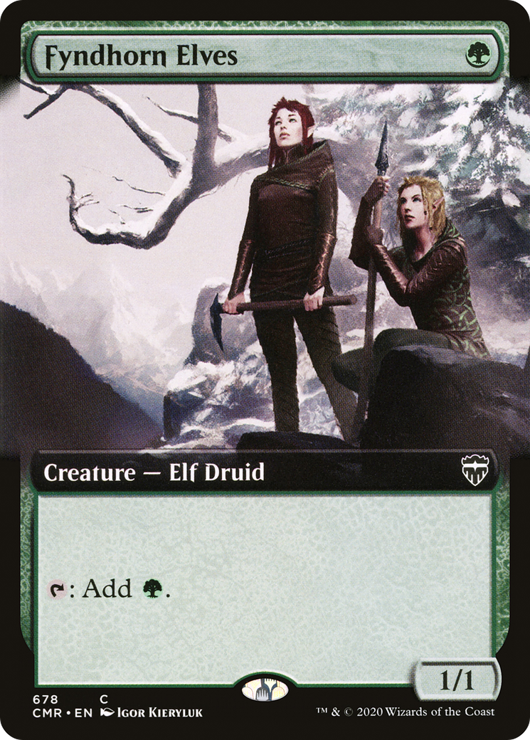 Fyndhorn Elves (Extended) [Commander Legends] | Grognard Games