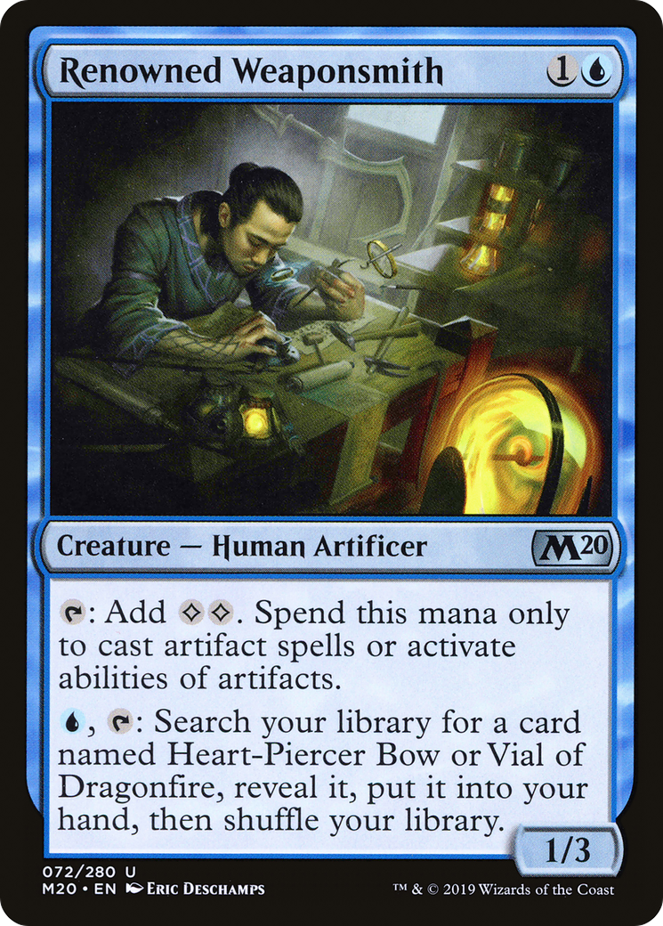 Renowned Weaponsmith [Core Set 2020] | Grognard Games