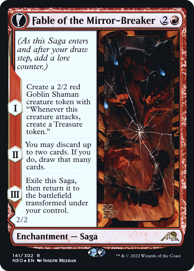 Fable of the Mirror-Breaker // Reflection of Kiki-Jiki [Kamigawa: Neon Dynasty Prerelease Promos] | Grognard Games