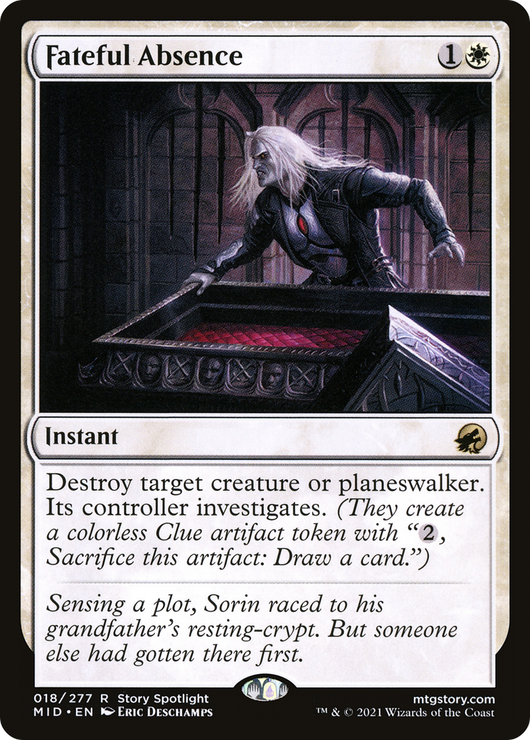 Fateful Absence [Innistrad: Midnight Hunt] | Grognard Games