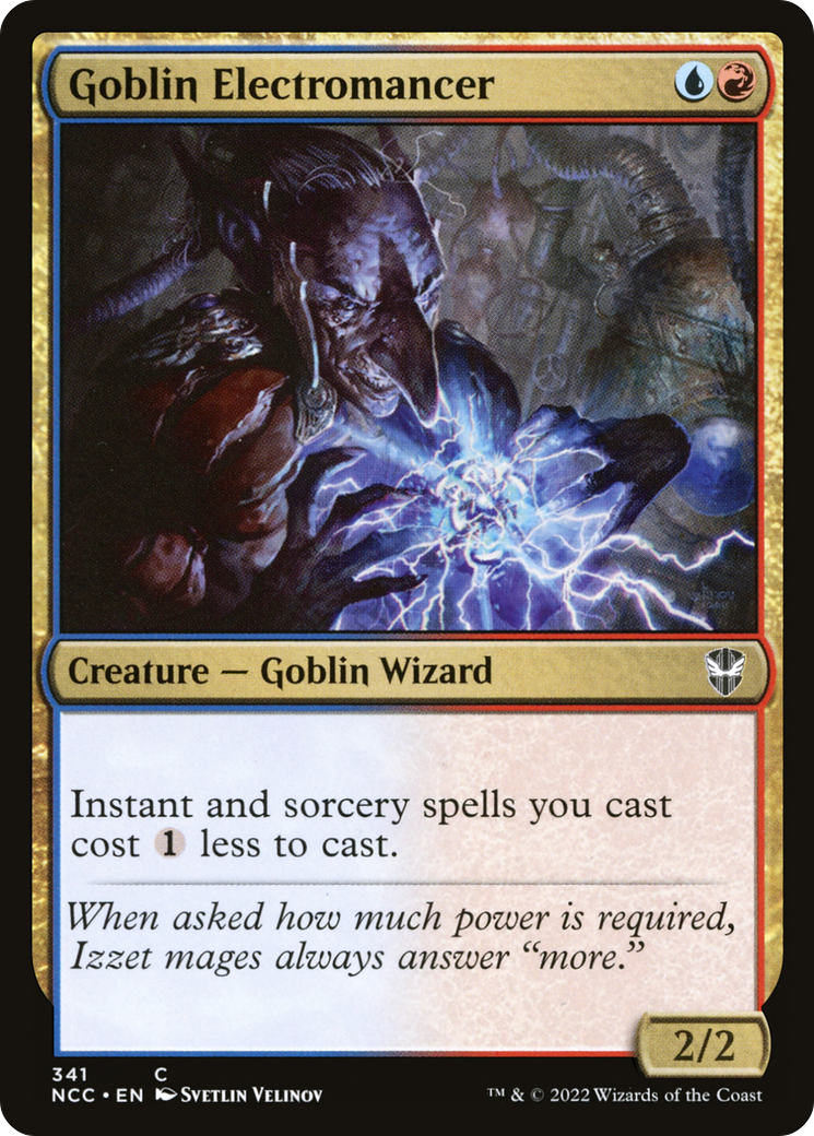 Goblin Electromancer [Streets of New Capenna Commander] | Grognard Games