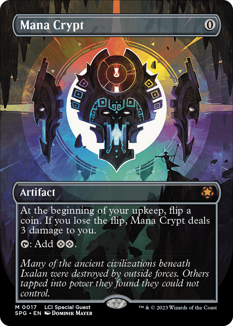 Mana Crypt (Borderless) [The Lost Caverns of Ixalan Special Guests] | Grognard Games