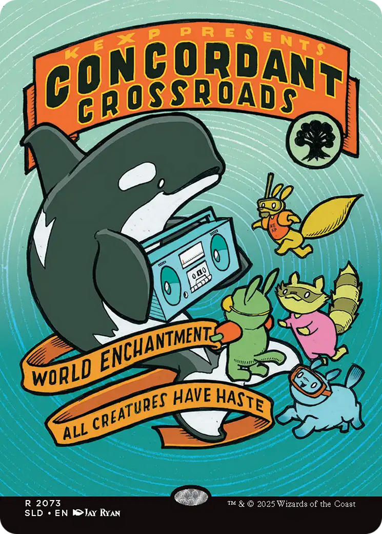 Concordant Crossroads (SLD-2073) - Secret Lair Drop (Borderless) Foil | Grognard Games