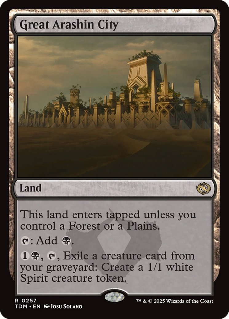 Great Arashin City [Tarkir: Dragonstorm] | Grognard Games