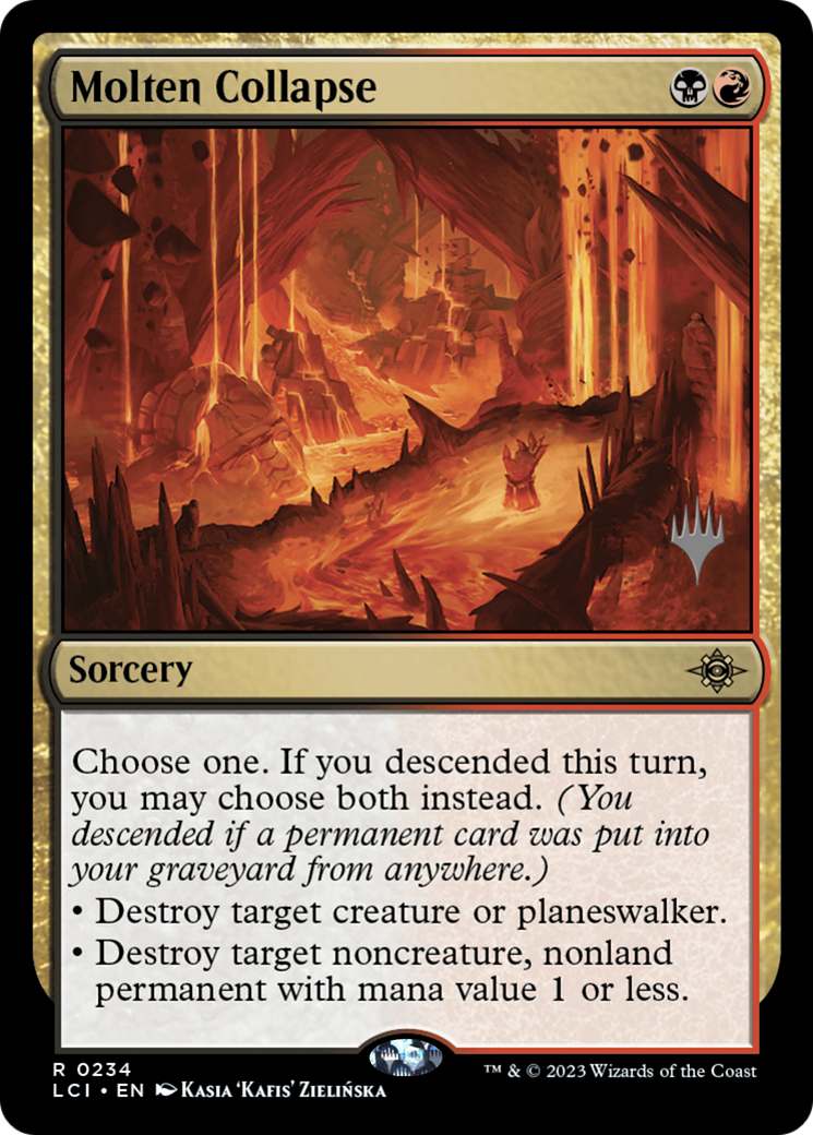 Molten Collapse (Promo Pack) [The Lost Caverns of Ixalan Promos] | Grognard Games