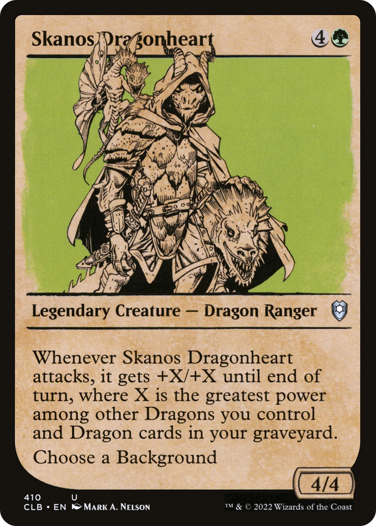 Skanos Dragonheart (Showcase) [Commander Legends: Battle for Baldur's Gate] | Grognard Games