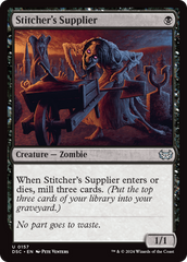 Stitcher's Supplier [Duskmourn: House of Horror Commander] | Grognard Games