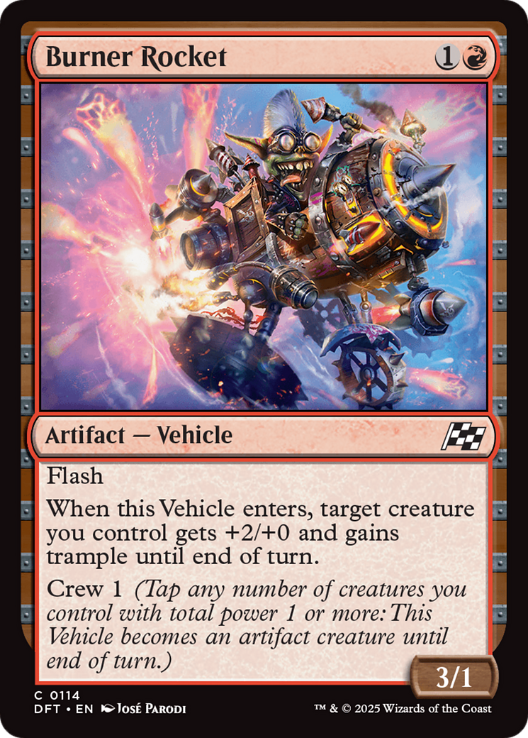 Burner Rocket [Aetherdrift] | Grognard Games