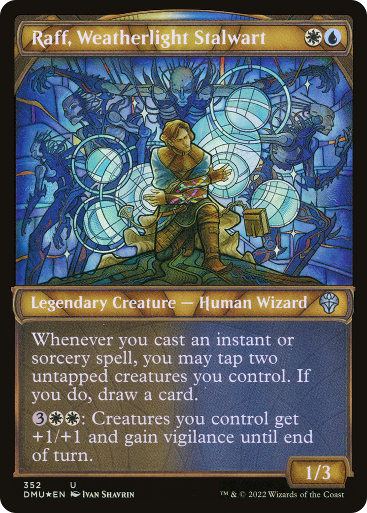 Raff, Weatherlight Stalwart (Showcase Textured) [Dominaria United] | Grognard Games