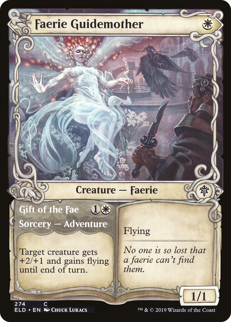 Faerie Guidemother // Gift of the Fae (Showcase) [Throne of Eldraine] | Grognard Games