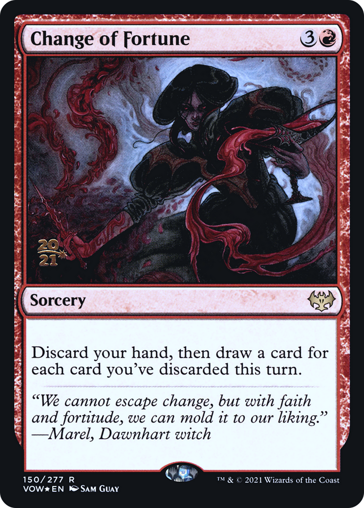 Change of Fortune [Innistrad: Crimson Vow Prerelease Promos] | Grognard Games