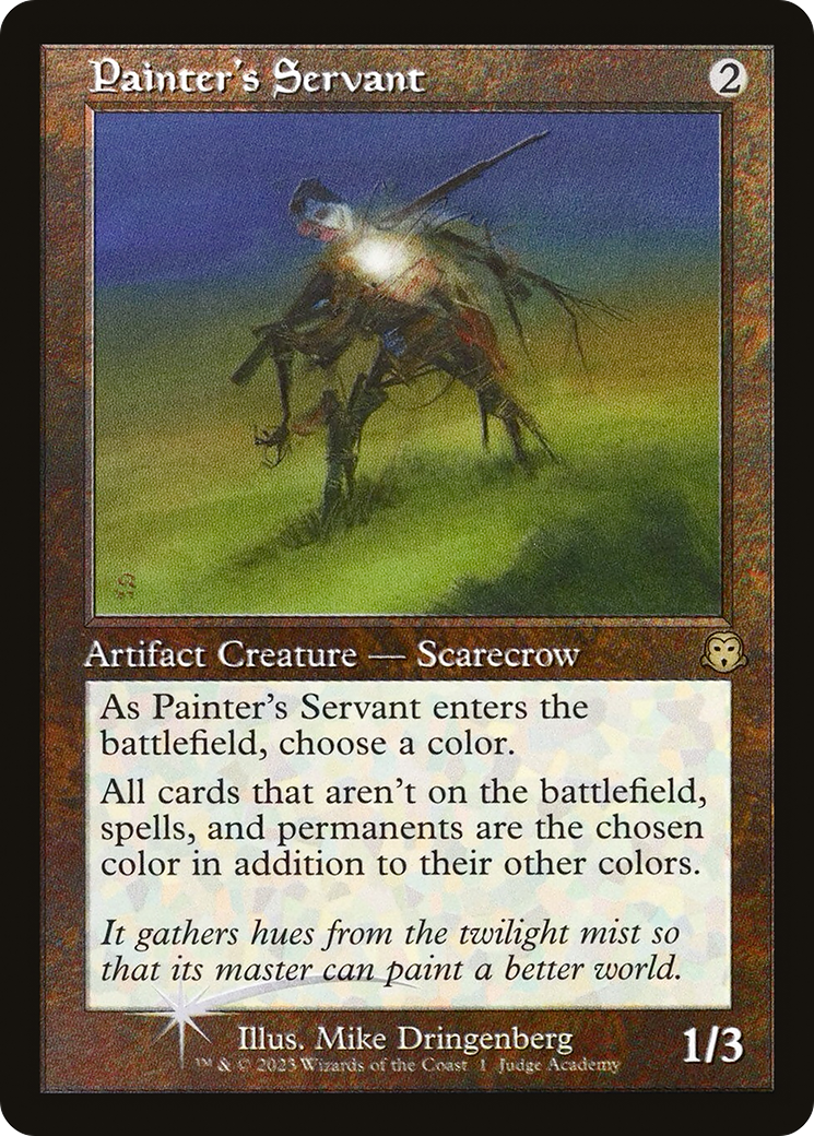 Painter's Servant (Retro) [Judge Gift Cards 2023] | Grognard Games