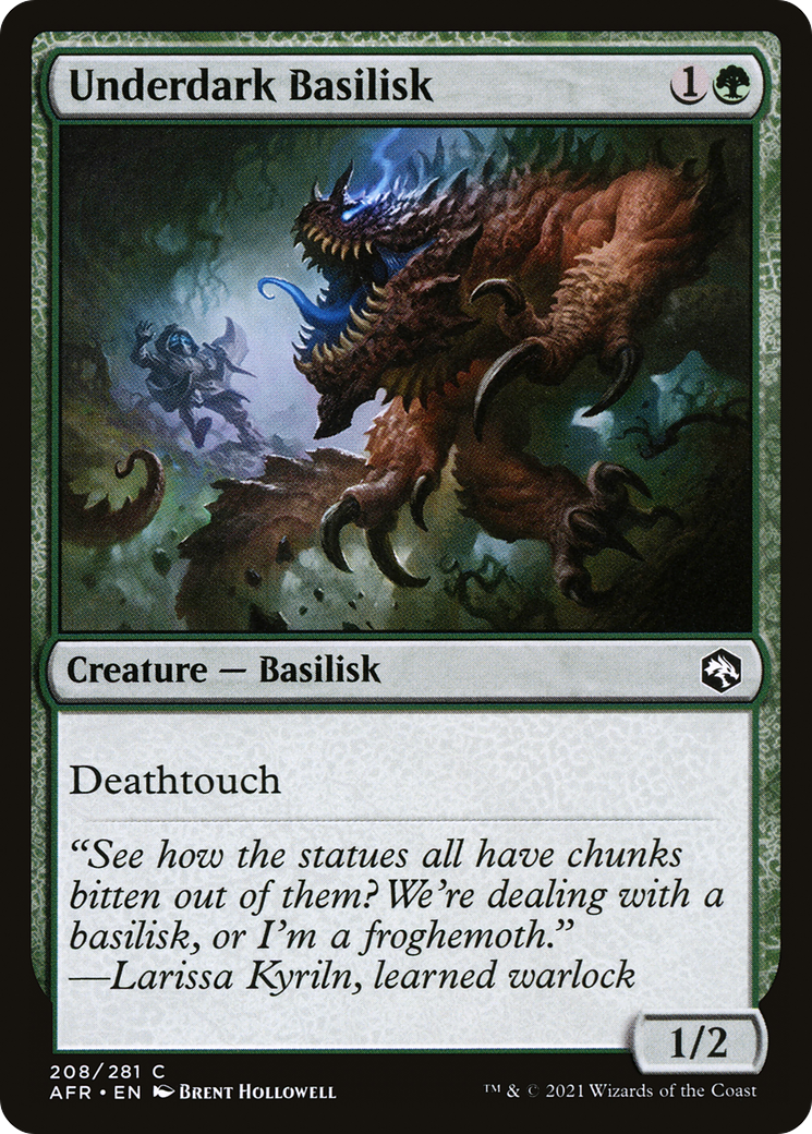 Underdark Basilisk [Dungeons & Dragons: Adventures in the Forgotten Realms] | Grognard Games