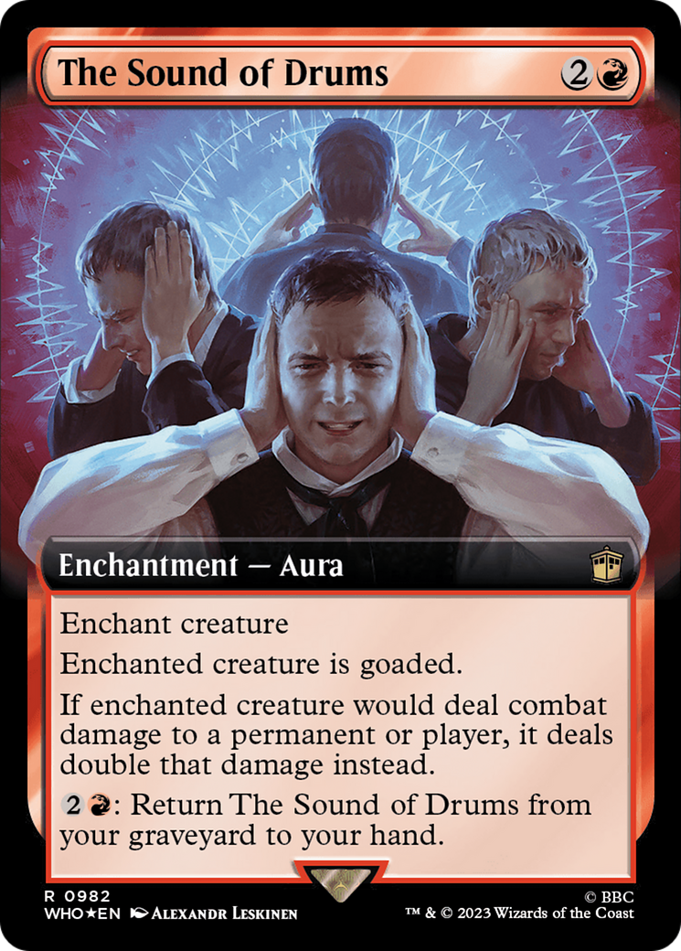 The Sound of Drums (Extended Art) (Surge Foil) [Doctor Who] | Grognard Games