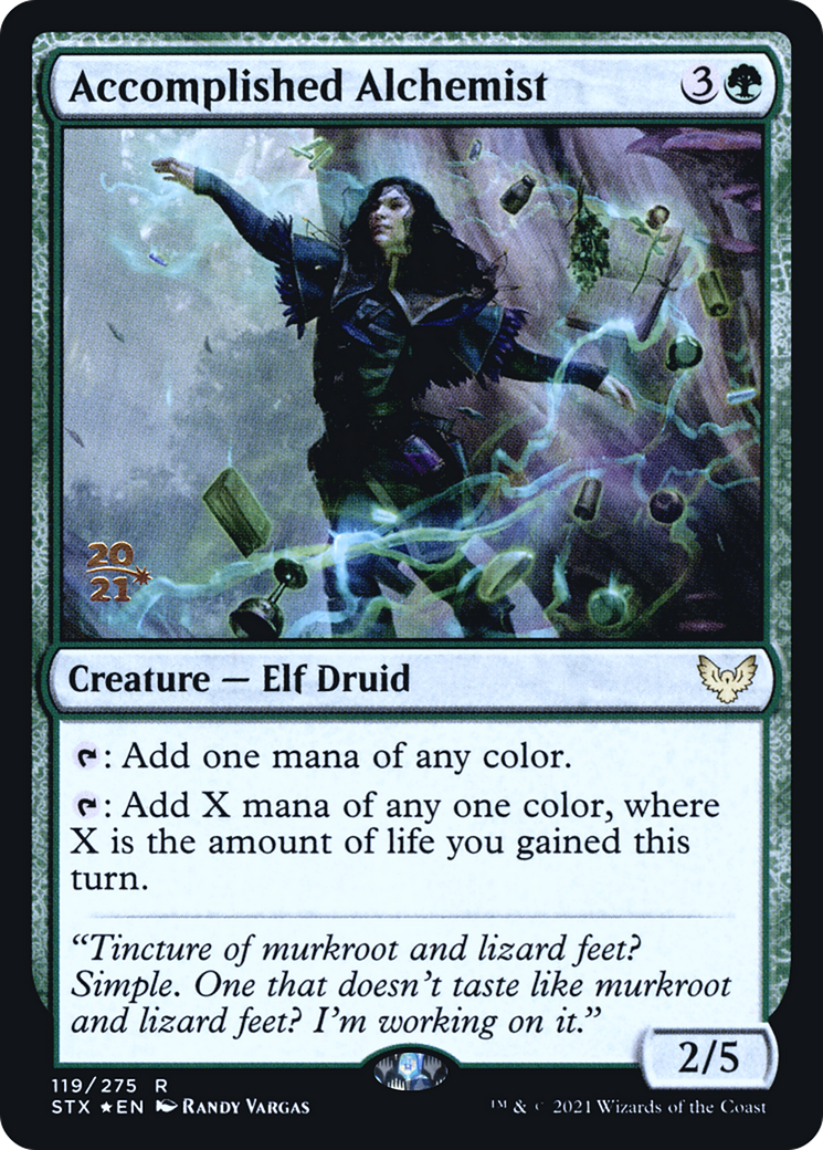 Accomplished Alchemist [Strixhaven: School of Mages Prerelease Promos] | Grognard Games