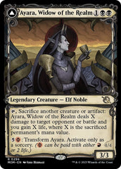 Ayara, Widow of the Realm // Ayara, Furnace Queen (Showcase Planar Booster Fun) [March of the Machine] | Grognard Games