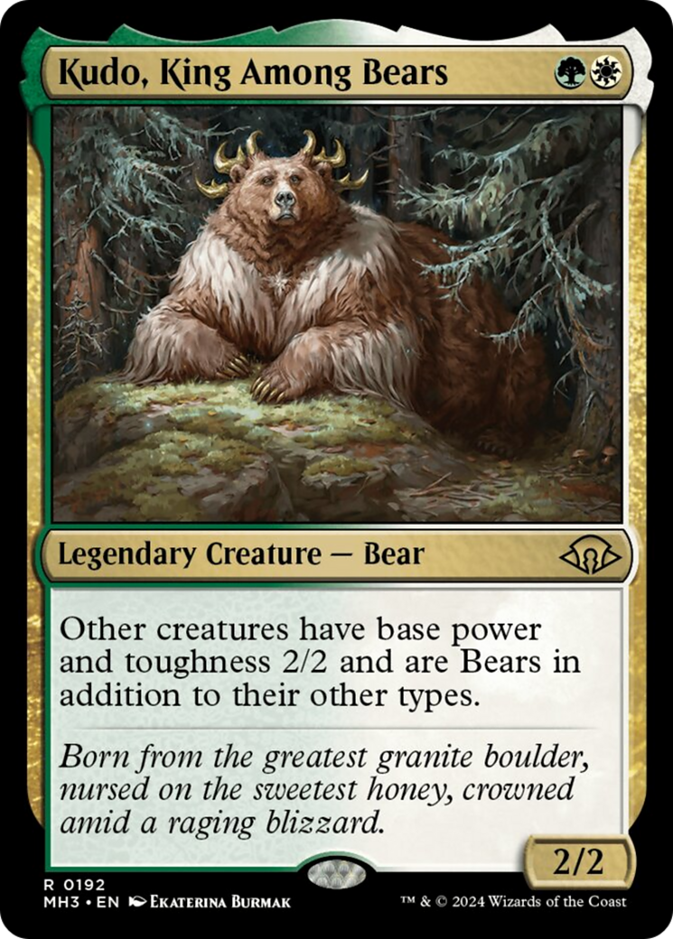 Kudo, King Among Bears [Modern Horizons 3] | Grognard Games