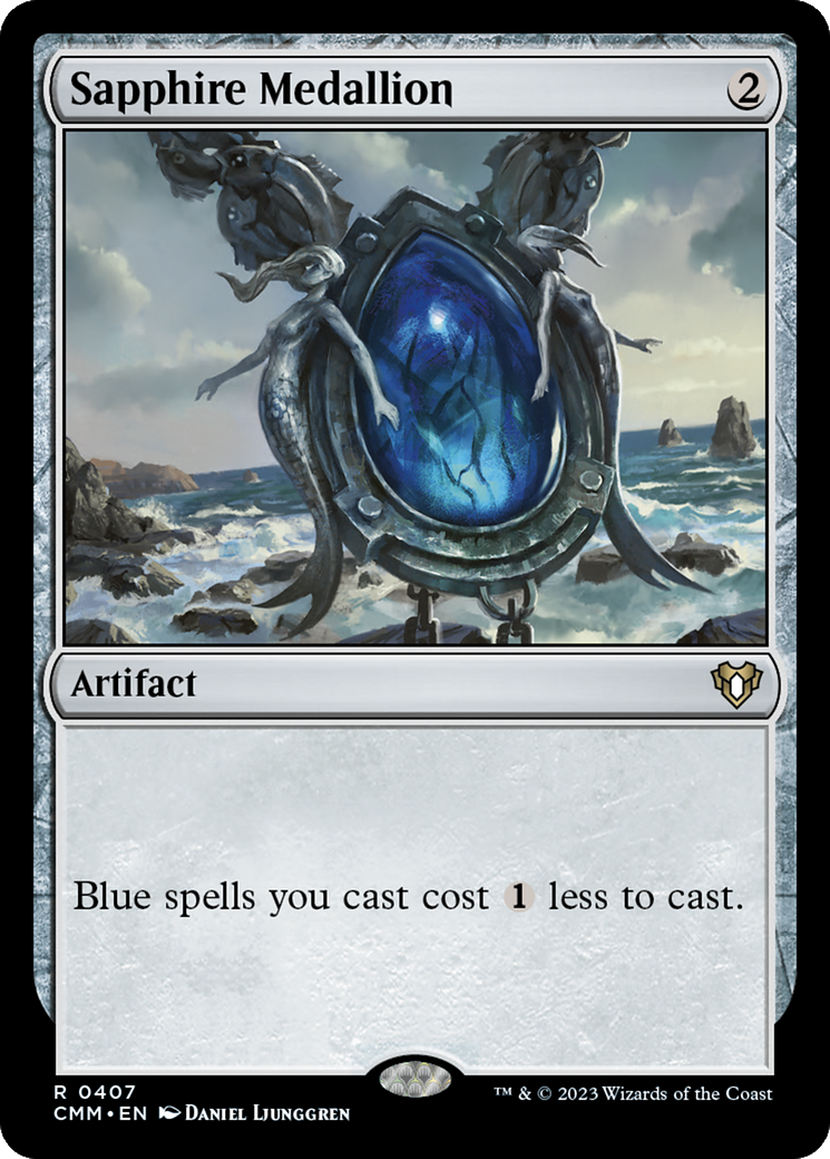 Sapphire Medallion [Commander Masters] | Grognard Games