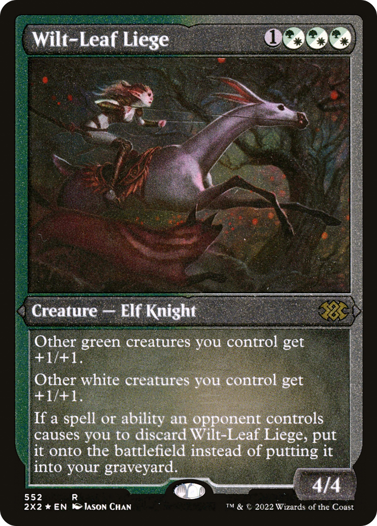 Wilt-Leaf Liege (Foil Etched) (2X2-552) - Double Masters 2022 Foil | Grognard Games