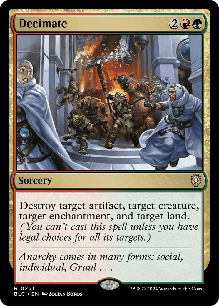 Decimate [Bloomburrow Commander] | Grognard Games