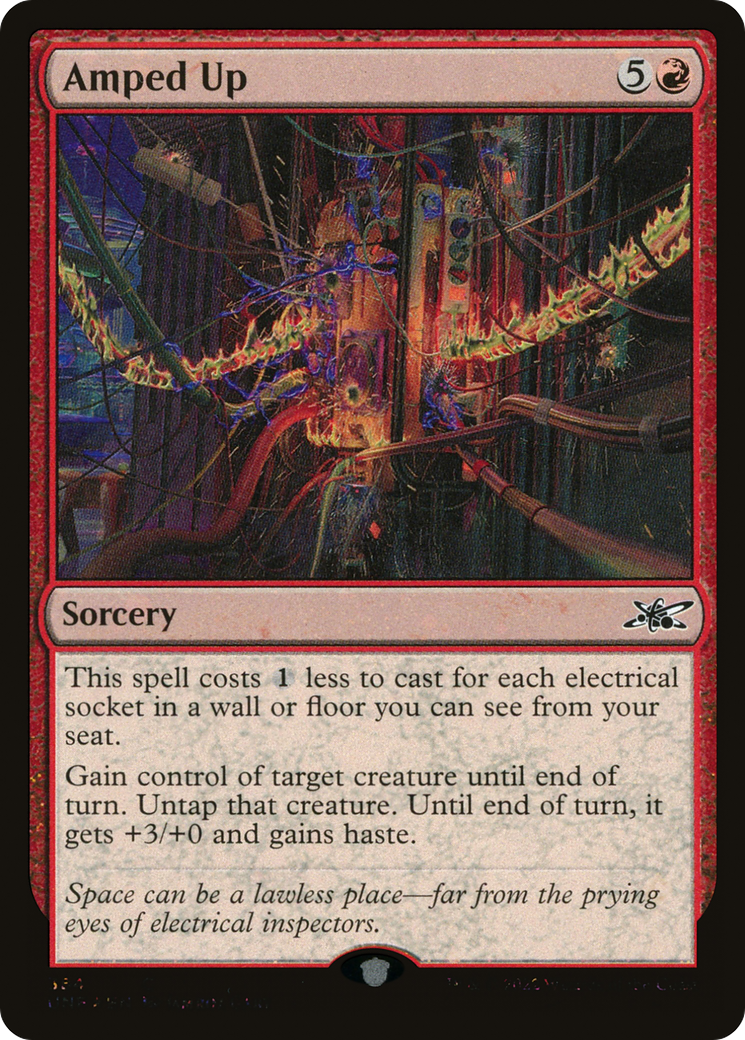 Amped Up (Galaxy Foil) [Unfinity] | Grognard Games