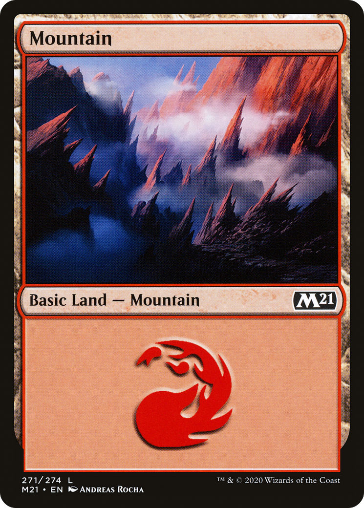 Mountain (271) [Core Set 2021] | Grognard Games