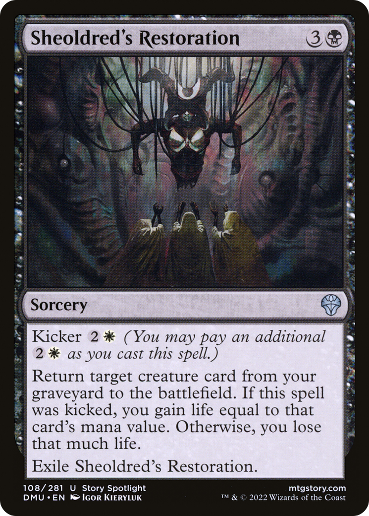 Sheoldred's Restoration [Dominaria United] | Grognard Games