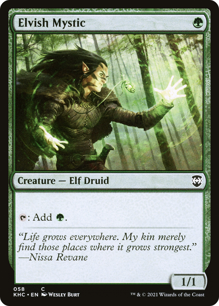 Elvish Mystic [Kaldheim Commander] | Grognard Games