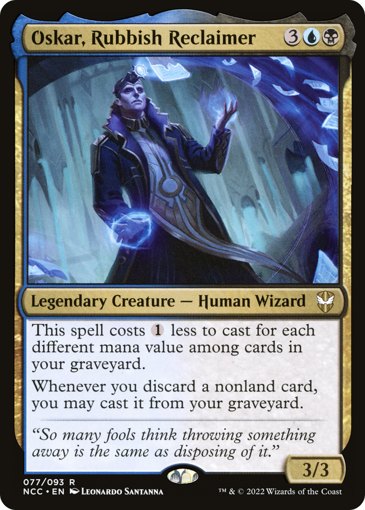 Oskar, Rubbish Reclaimer [Streets of New Capenna Commander] | Grognard Games