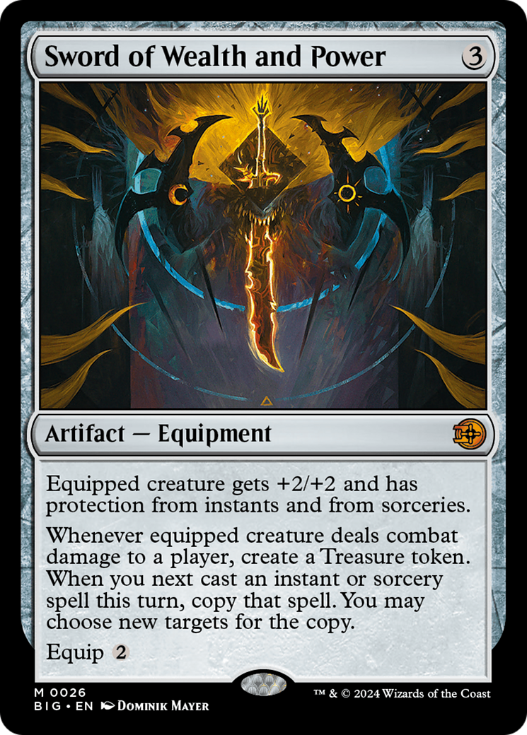 Sword of Wealth and Power (BIG-026) - The Big Score Foil | Grognard Games