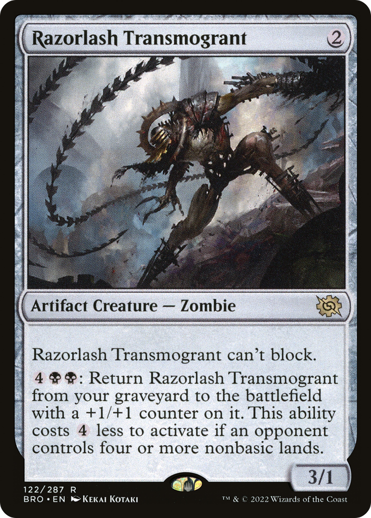 Razorlash Transmogrant [The Brothers' War] | Grognard Games