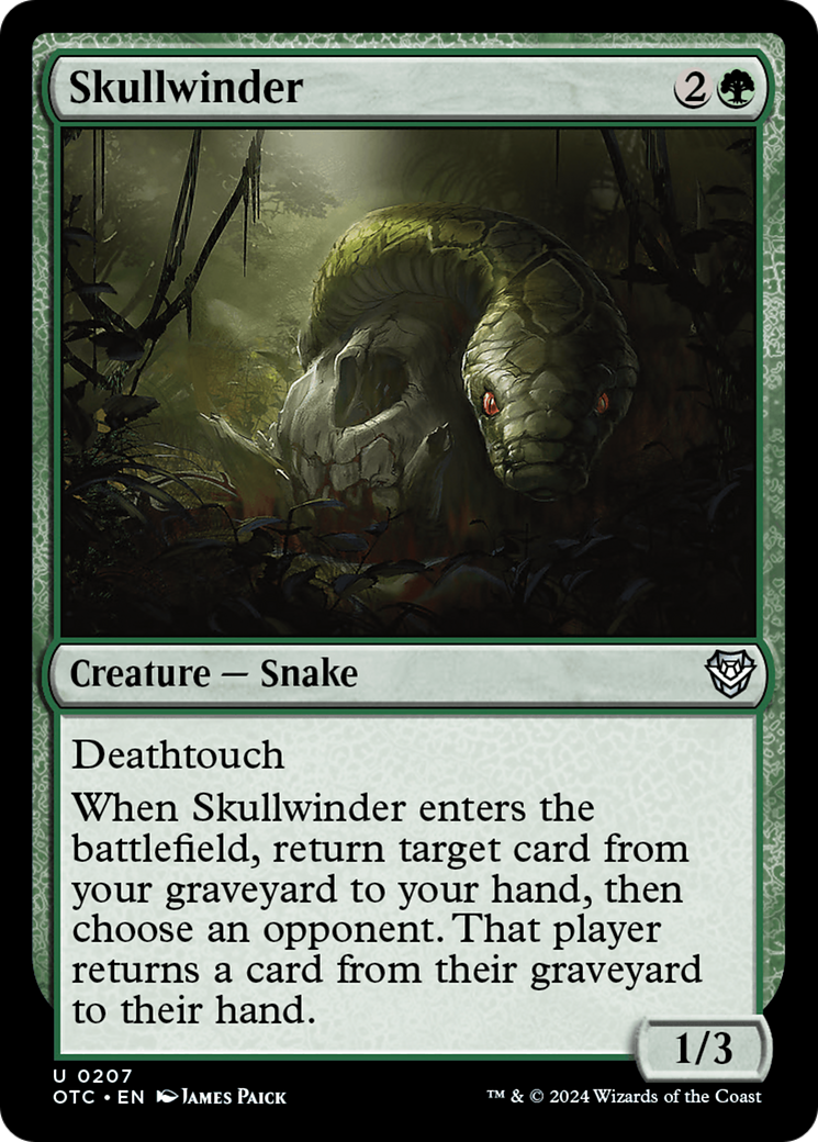 Skullwinder [Outlaws of Thunder Junction Commander] | Grognard Games