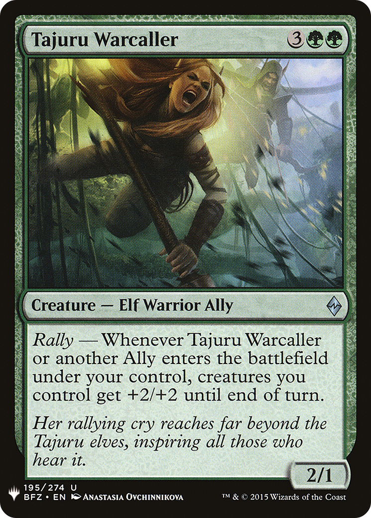 Tajuru Warcaller [Mystery Booster] | Grognard Games