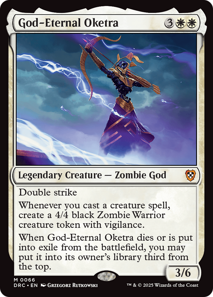 God-Eternal Oketra [Aetherdrift Commander] | Grognard Games