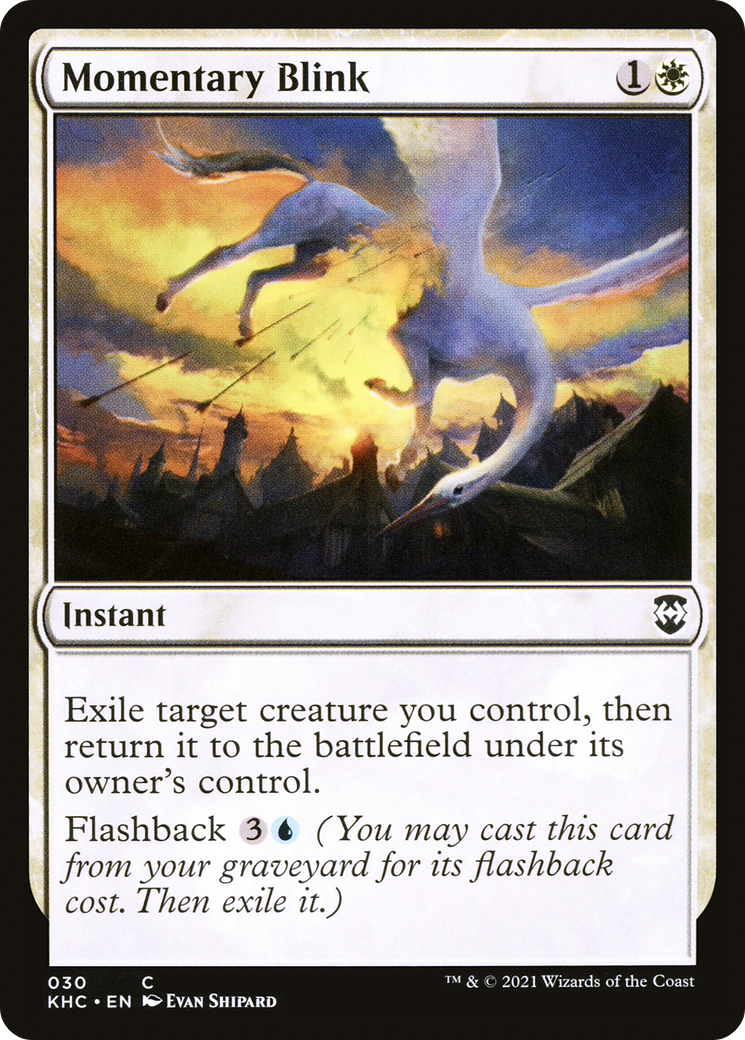 Momentary Blink [Kaldheim Commander] | Grognard Games