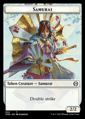 Rebel // Samurai Double-Sided Token [Phyrexia: All Will Be One Tokens] | Grognard Games