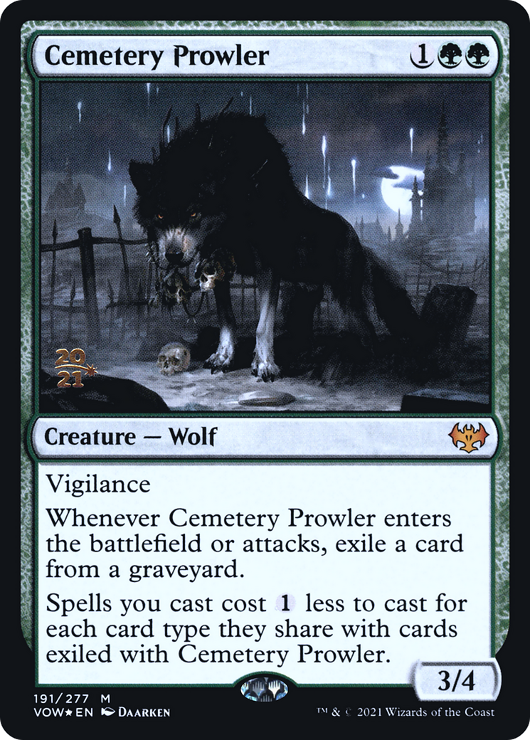 Cemetery Prowler [Innistrad: Crimson Vow Prerelease Promos] | Grognard Games
