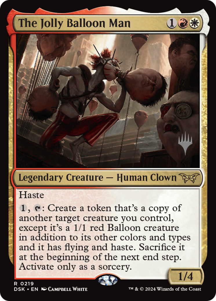 The Jolly Balloon Man (Promo Pack) [Duskmourn: House of Horror Promos] | Grognard Games