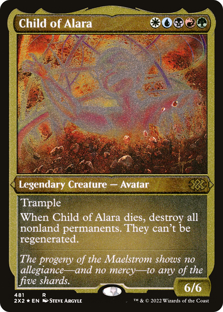 Child of Alara (Foil Etched) (2X2-481) - Double Masters 2022 Foil | Grognard Games