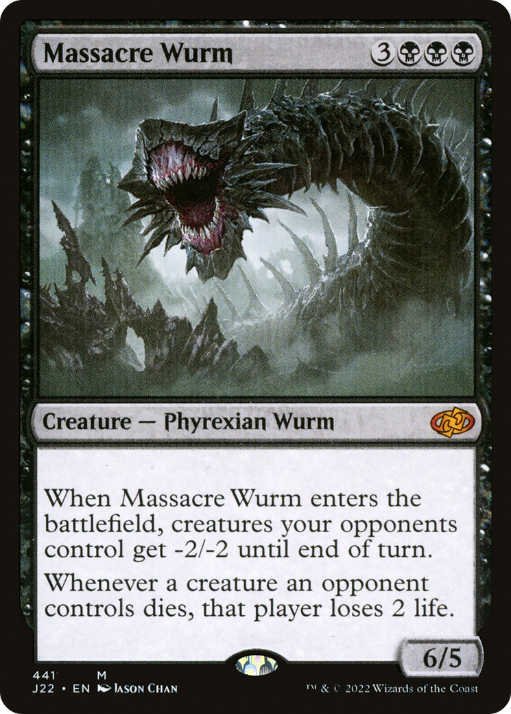 Massacre Wurm [Jumpstart 2022] | Grognard Games