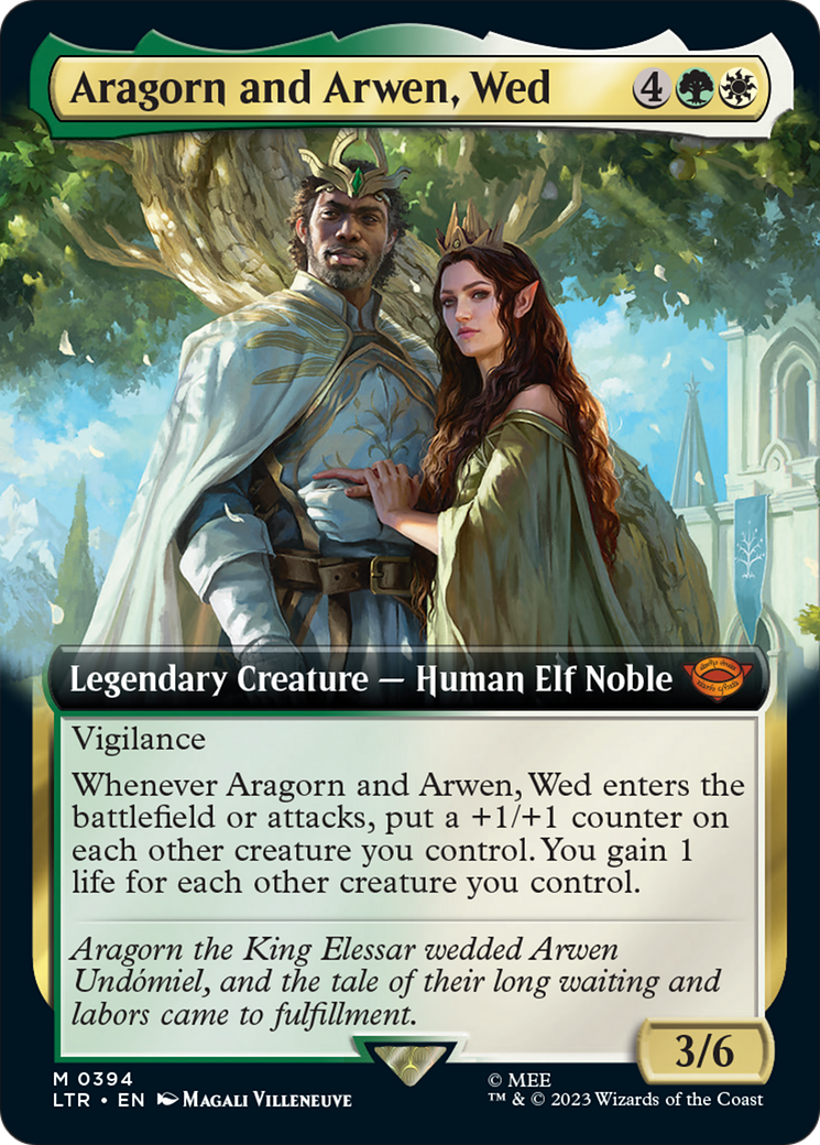 Aragorn and Arwen, Wed (Extended Art) [The Lord of the Rings: Tales of Middle-Earth] | Grognard Games