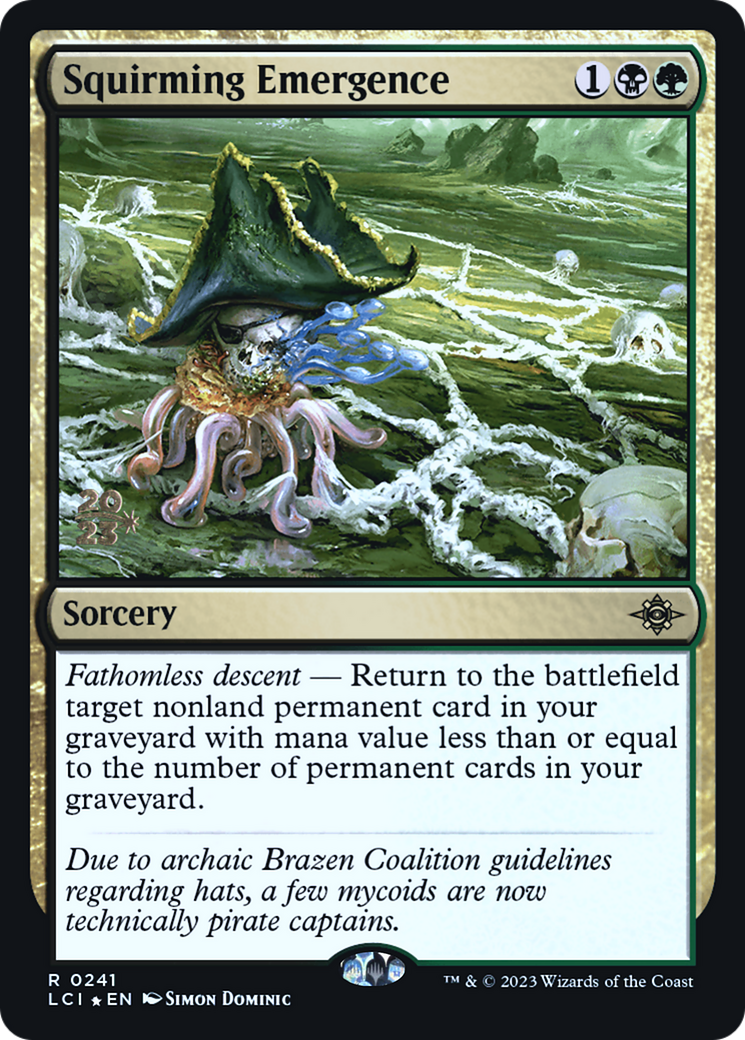 Squirming Emergence [The Lost Caverns of Ixalan Prerelease Cards] | Grognard Games