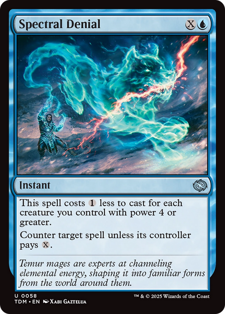 Spectral Denial [Tarkir: Dragonstorm] | Grognard Games
