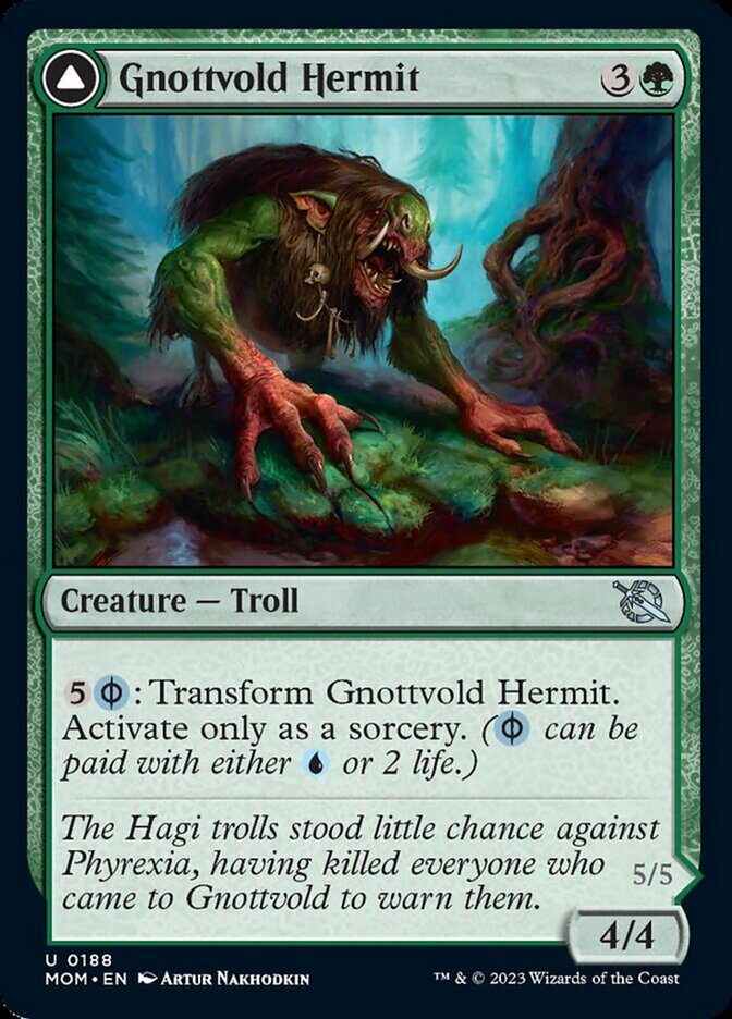 Gnottvold Hermit // Chrome Host Hulk [March of the Machine] | Grognard Games