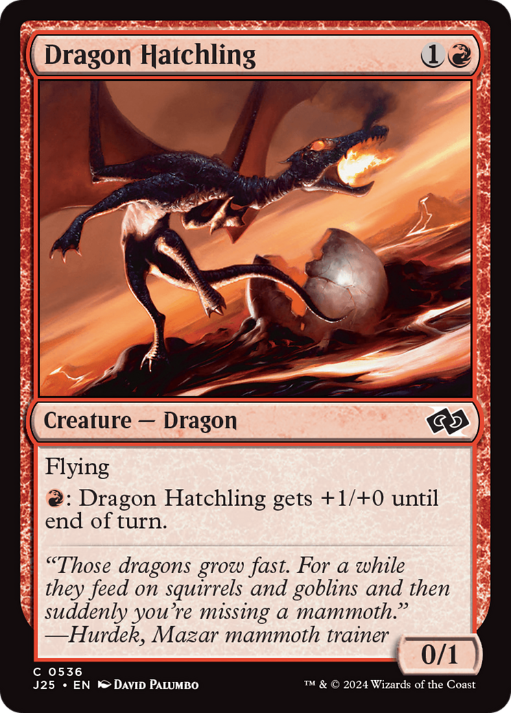 Dragon Hatchling [Foundations Jumpstart] | Grognard Games