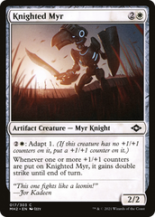 Knighted Myr [Modern Horizons 2] | Grognard Games