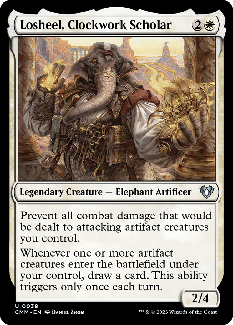 Losheel, Clockwork Scholar [Commander Masters] | Grognard Games